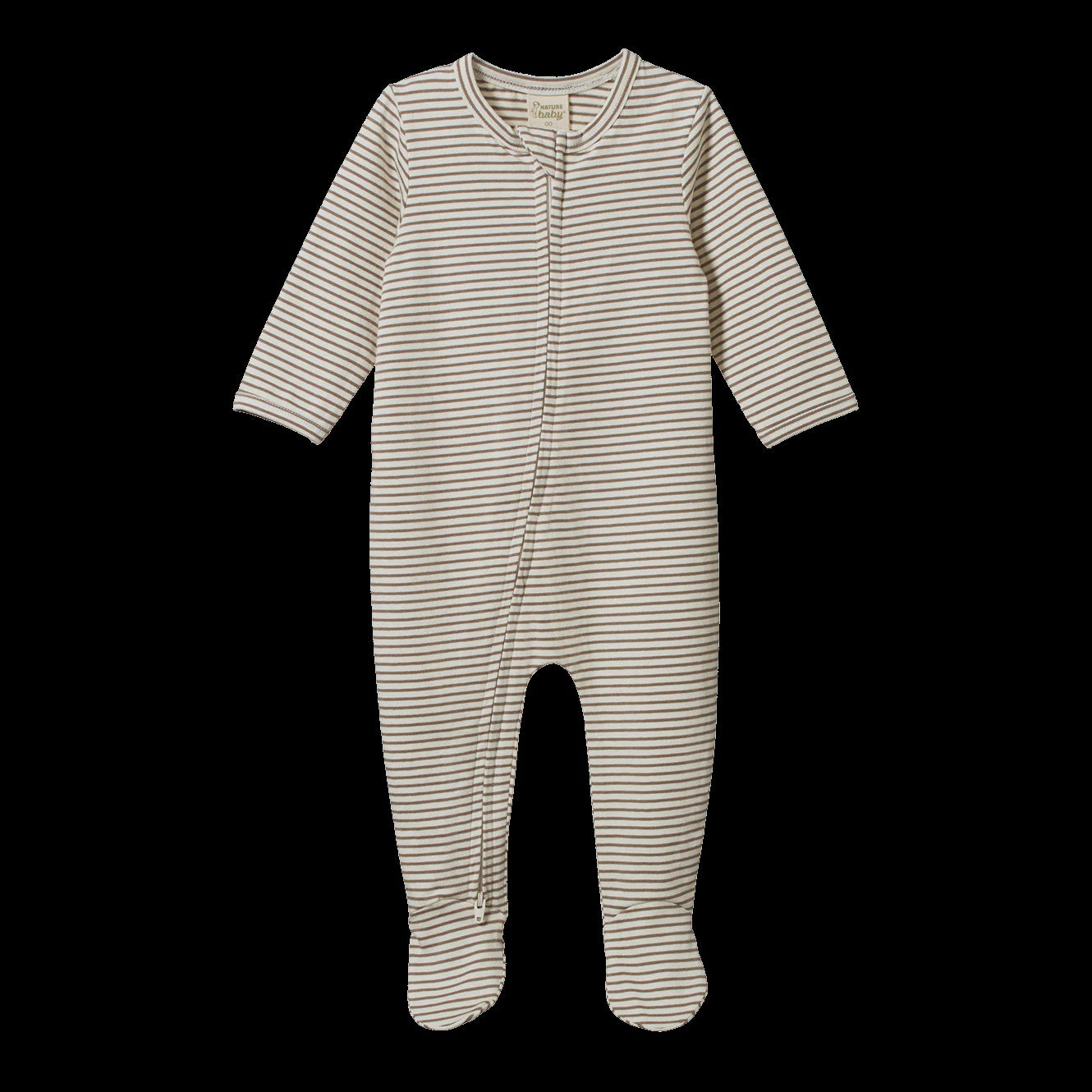 Dreamlands Suit Mushroom Pinstripe Nature Baby
