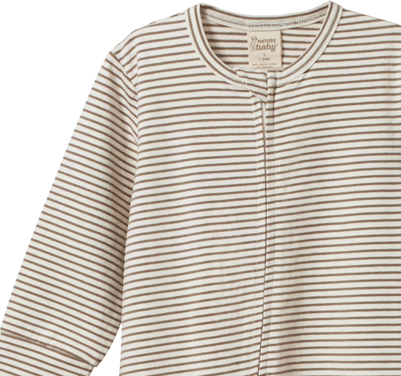 Dreamlands Suit Mushroom Pinstripe Nature Baby
