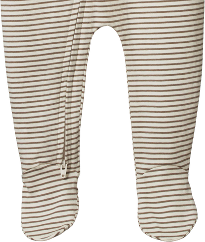 Dreamlands Suit Mushroom Pinstripe Nature Baby