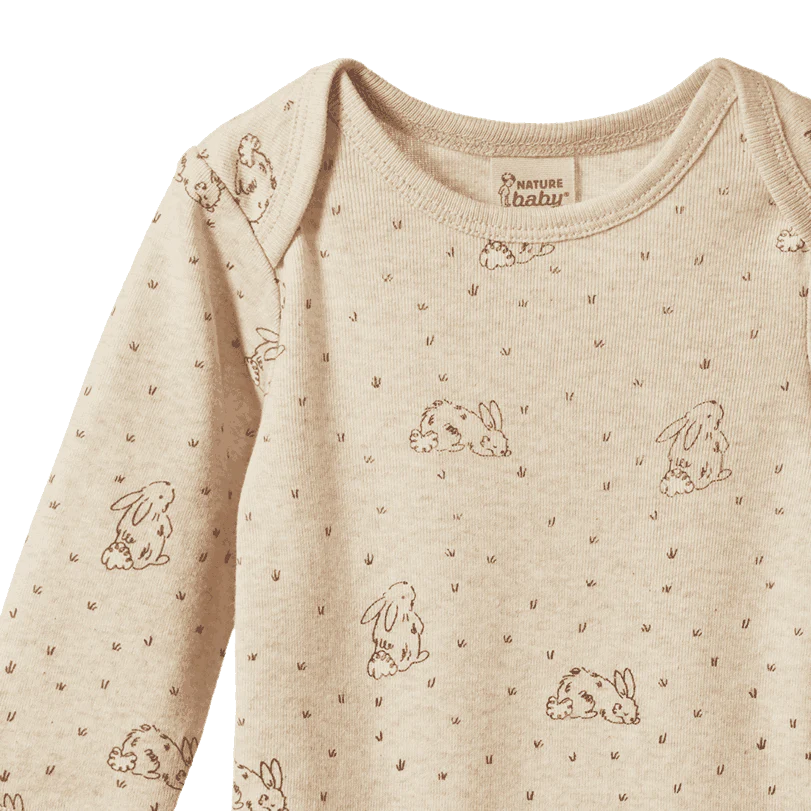 L/S Bodysuit Bramble Burrow Nature Baby