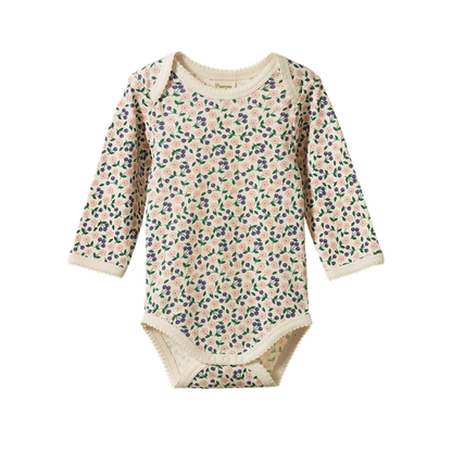L/S Bodysuit Briarwood Print Nature Baby