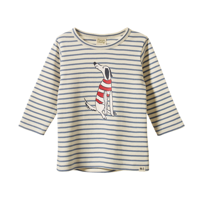 L/S River Tee Best Friend Stripe Nature Baby