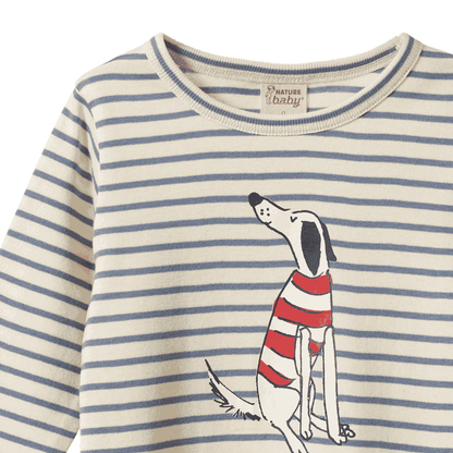 L/S River Tee Best Friend Stripe Nature Baby