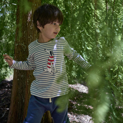 L/S River Tee Best Friend Stripe Nature Baby