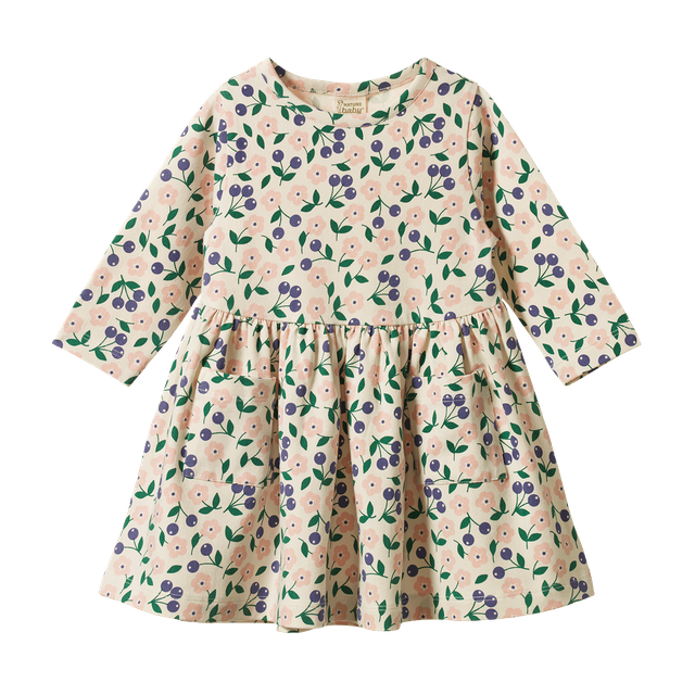 L/S Twirl Dress Grande Briarwood Nature Baby
