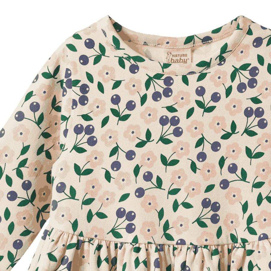 L/S Twirl Dress Grande Briarwood Nature Baby