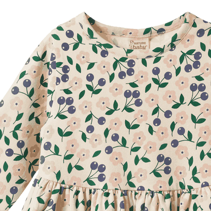 L/S Twirl Dress Grande Briarwood Nature Baby