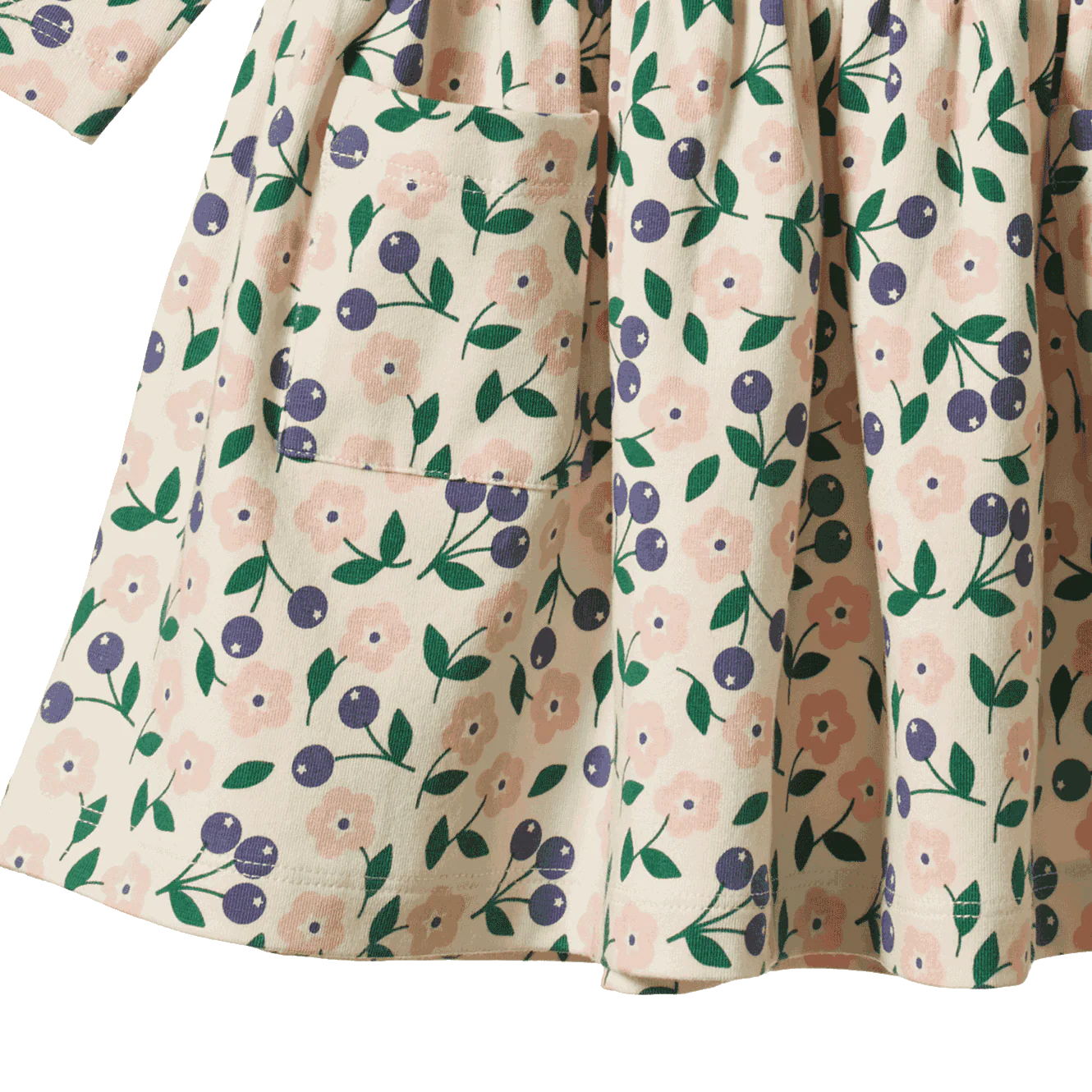 L/S Twirl Dress Grande Briarwood Nature Baby