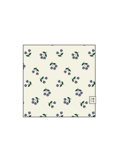 Muslin Wrap Winter Berry Print Nature Baby