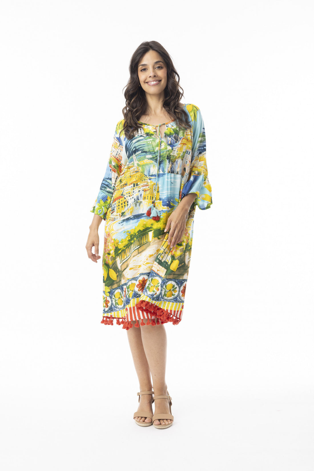 30187 Amalfi Dress Tassel