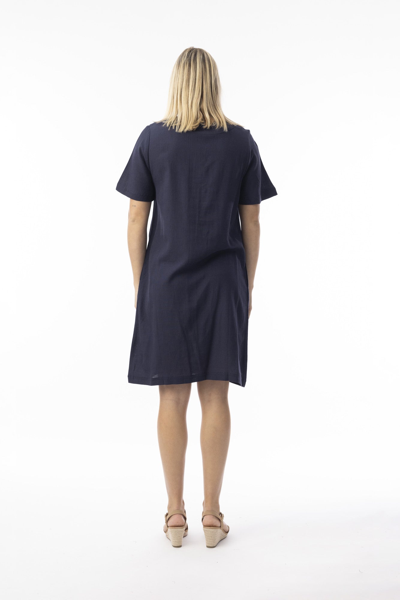 61766 Linen Essentials Dress Shift