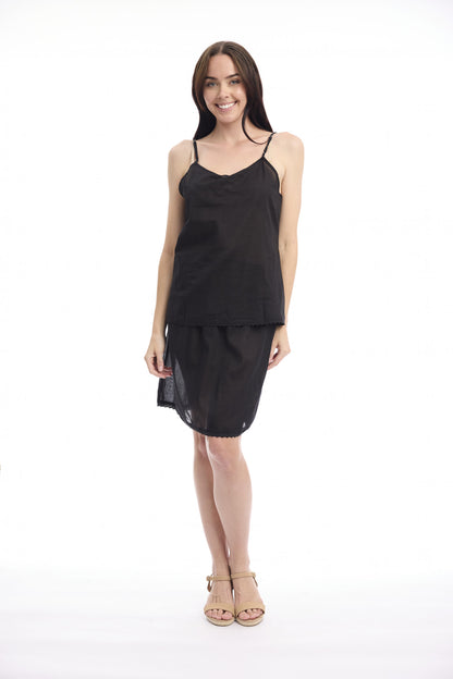 Cotton Cami Slip - Orientique