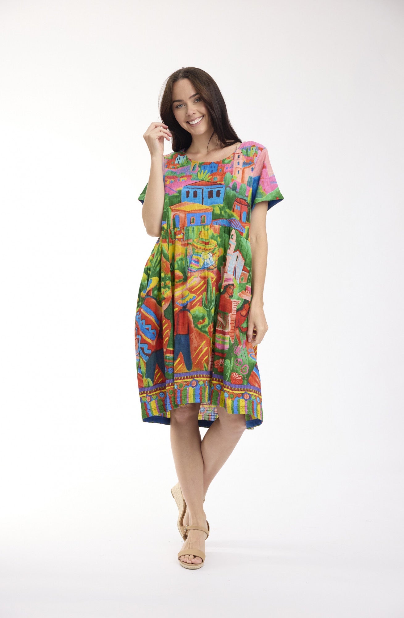 Citadelle Dress Boxy - Orientique