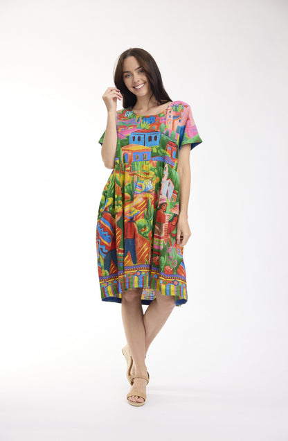 Citadelle Dress Boxy - Orientique