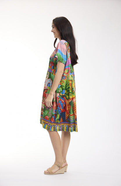 Citadelle Dress Boxy - Orientique