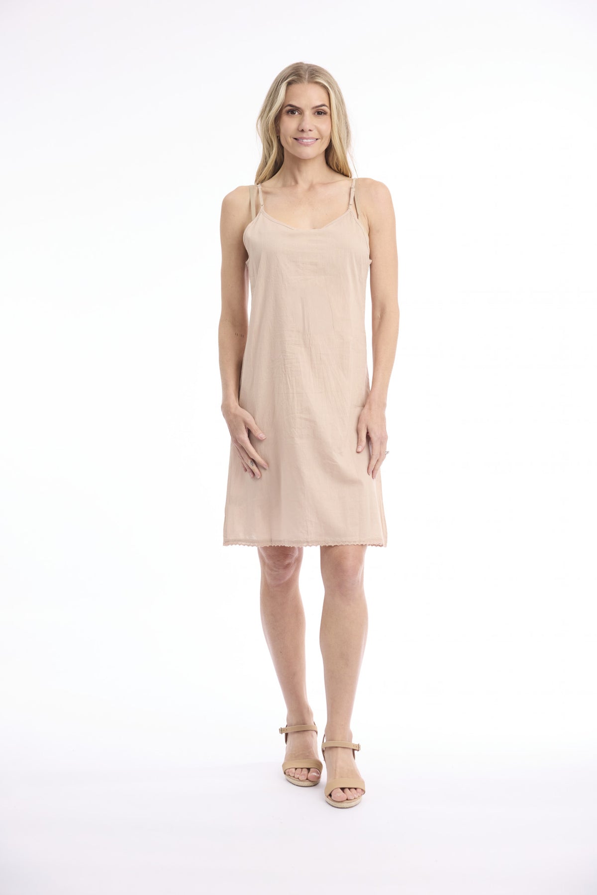 Long Cotton Slip - Orientique