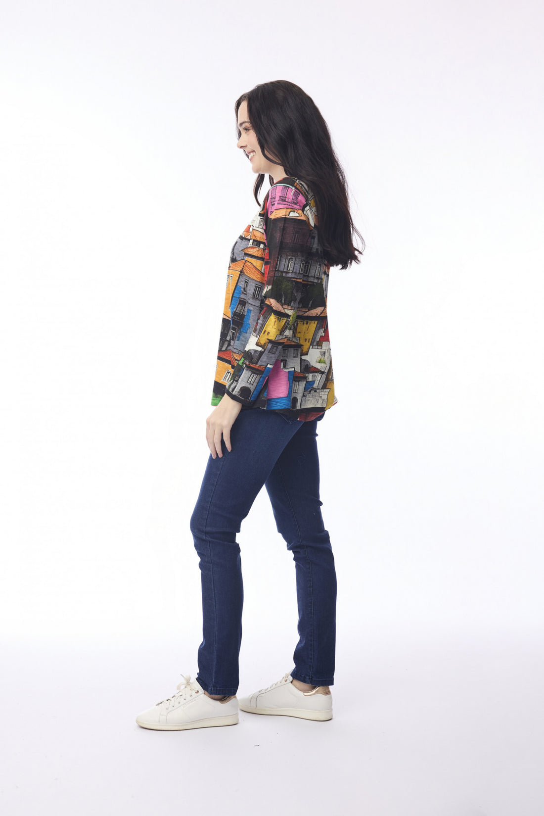 T-Shirt Contemporary Crew LS Porto Colour - Orientique