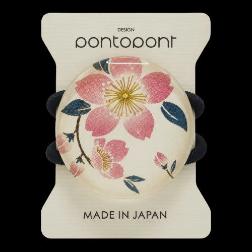 Japanese Hanamachi Glass Large Hair Tie 100-178 - Pontopont