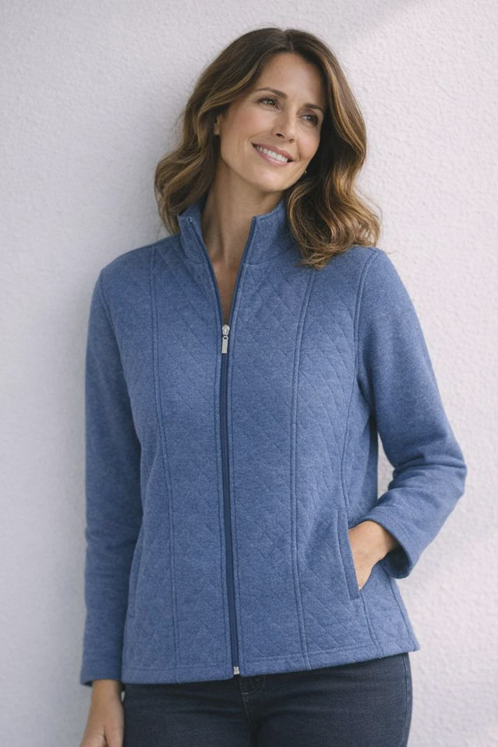 Cindy Fleece Jacket Denim Renoma