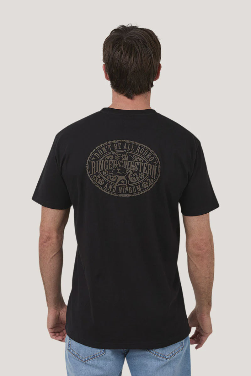 All Rodeo Unisex Stock Fit T-Shirt Black - Ringers Western