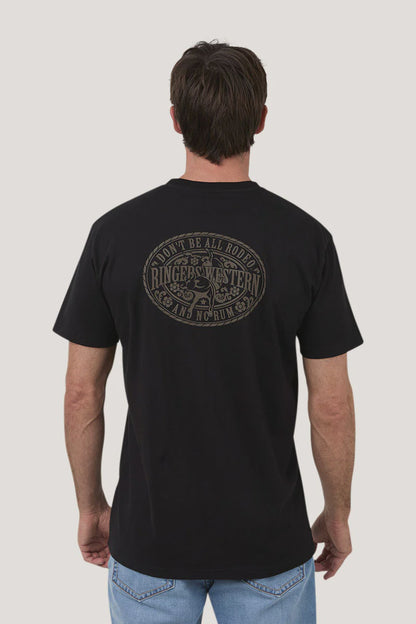 All Rodeo Unisex Stock Fit T-Shirt Black - Ringers Western
