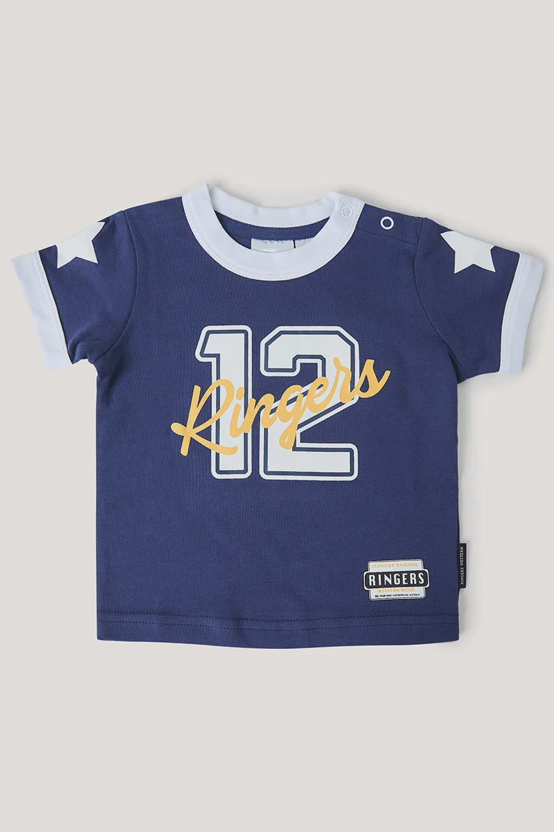 Babies Bambino Football Jersey Navy - Ringers Western
