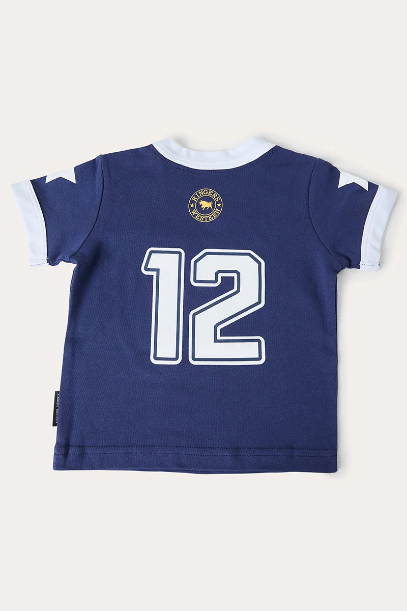 Babies Bambino Football Jersey Navy - Ringers Western