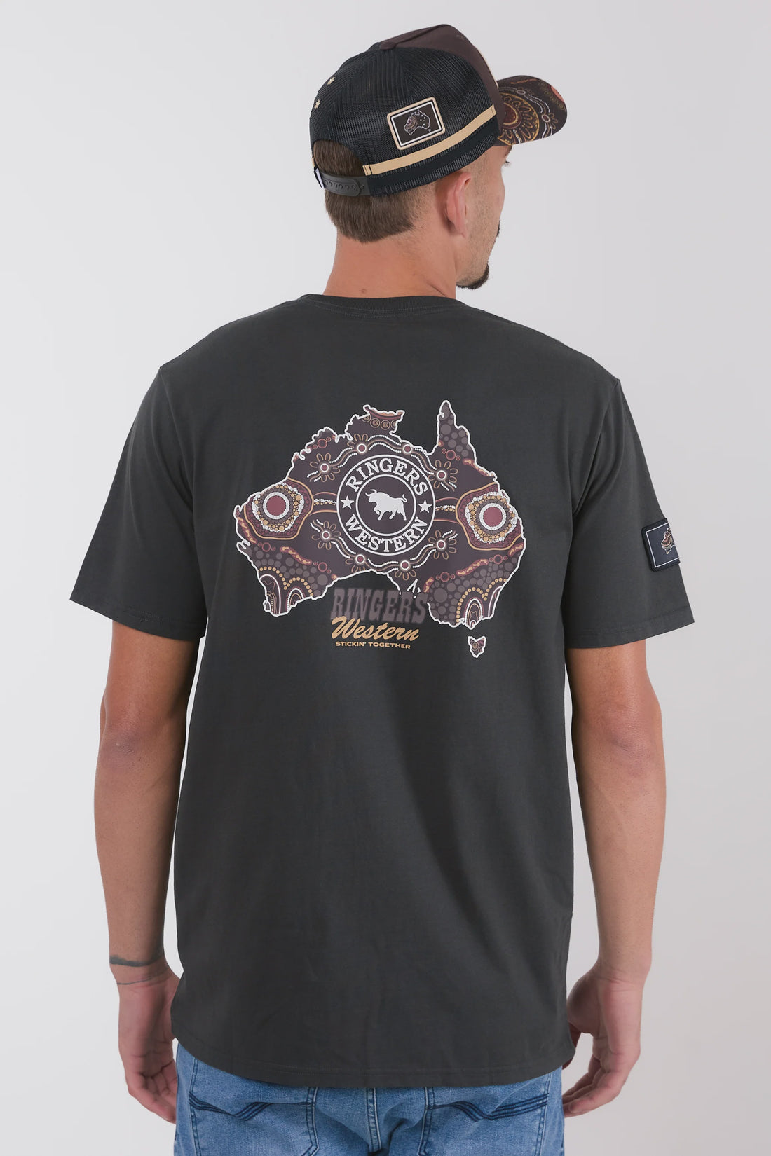 Garbala Unisex Classic Fit T-Shirt Washed Black - Ringers Western