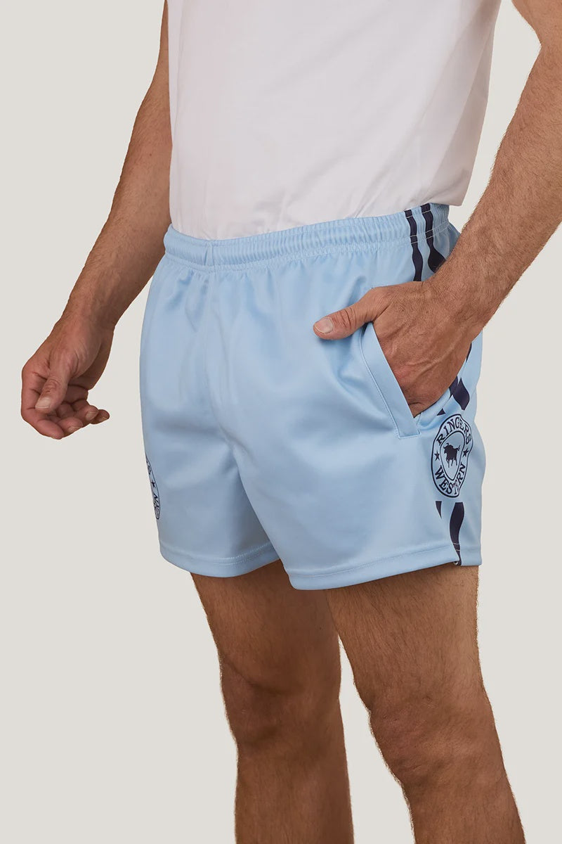 Ringers Footy Short NSW Blue - Ringers Western