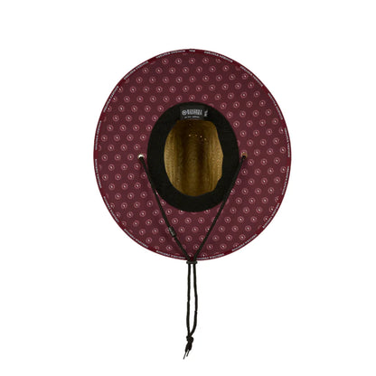 Paddy Straw Hat Burgundy