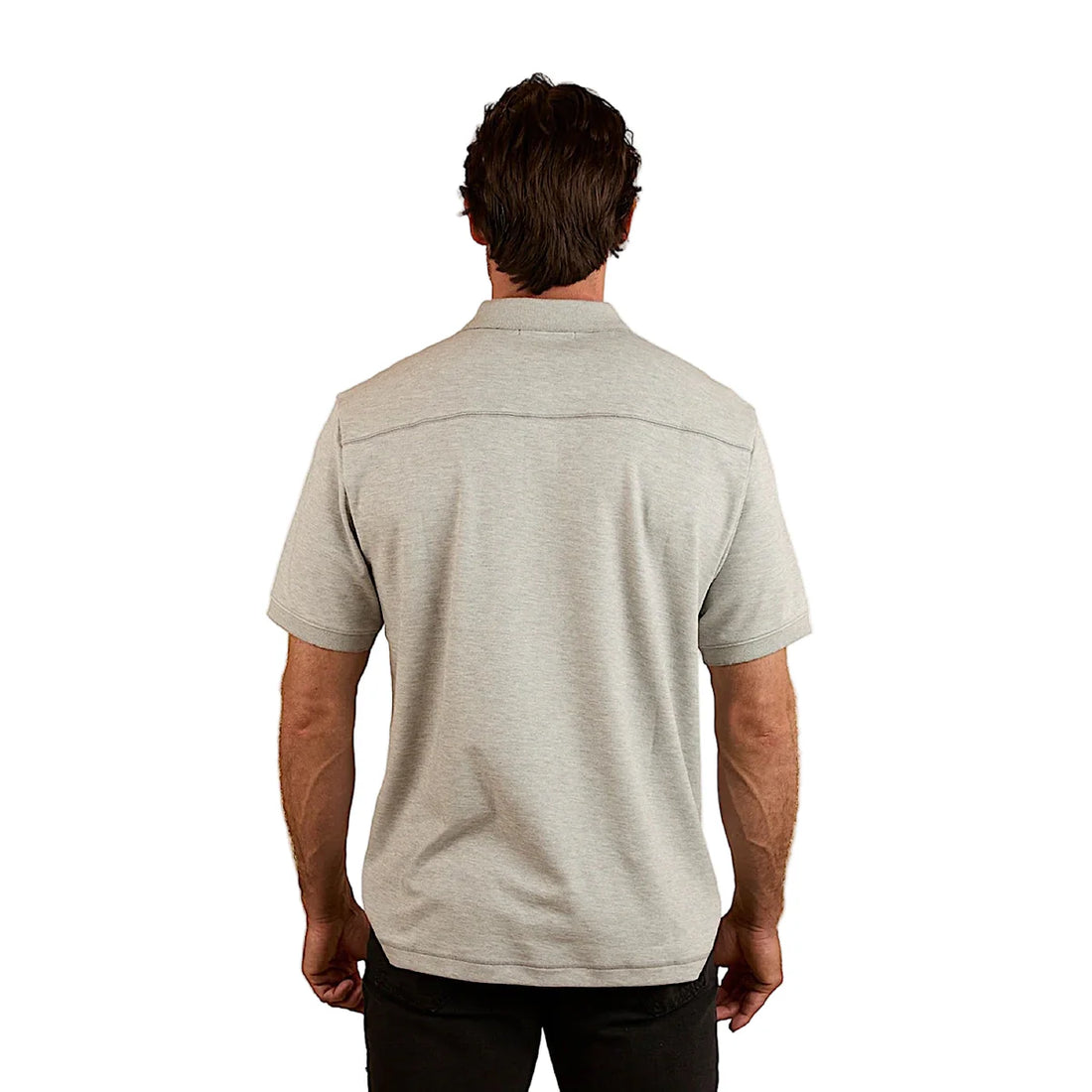 Tech Mens Polo Grey