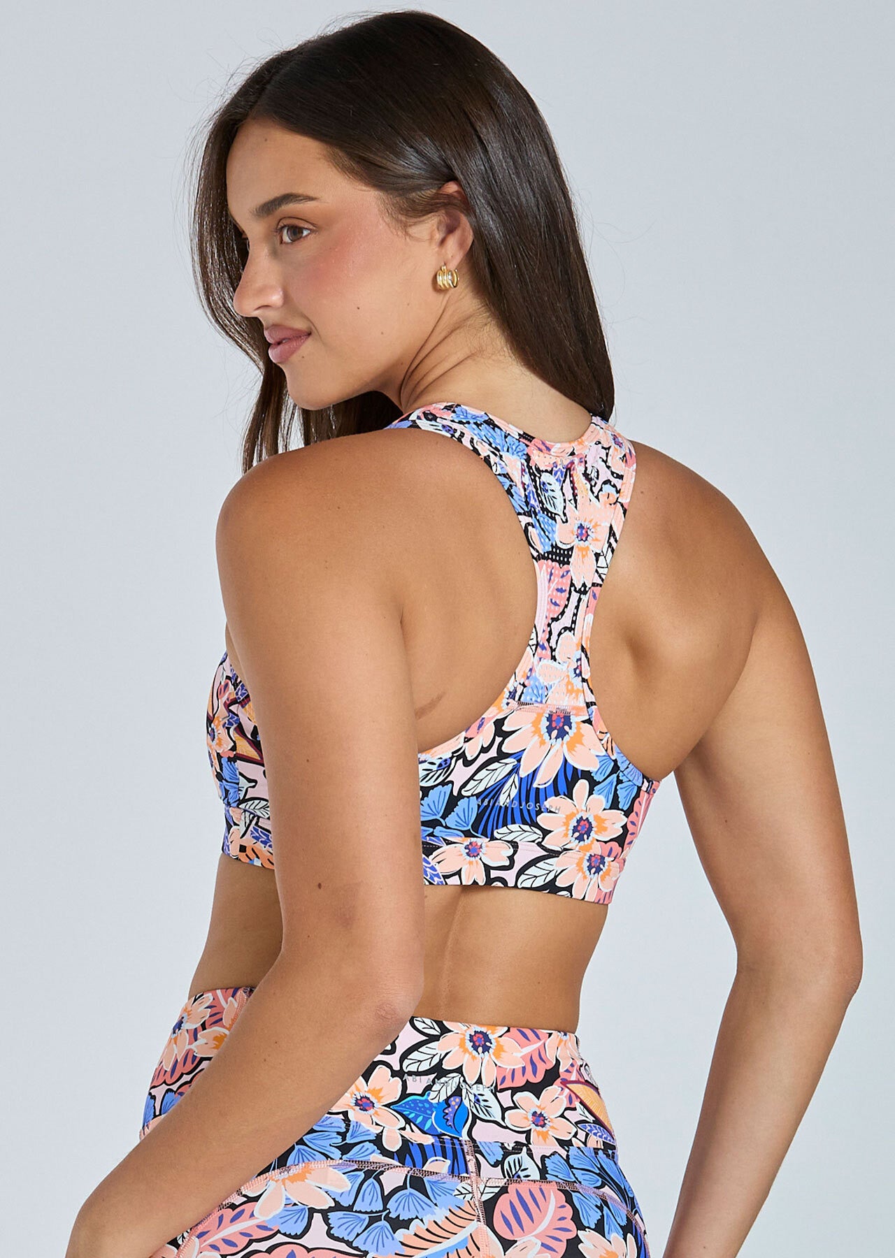 Run Swim Active High Support Crop Coast to Coast