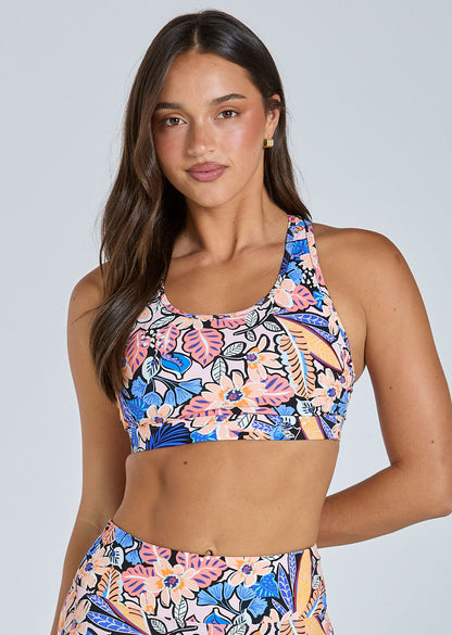 Run Swim Active High Support Crop Coast to Coast