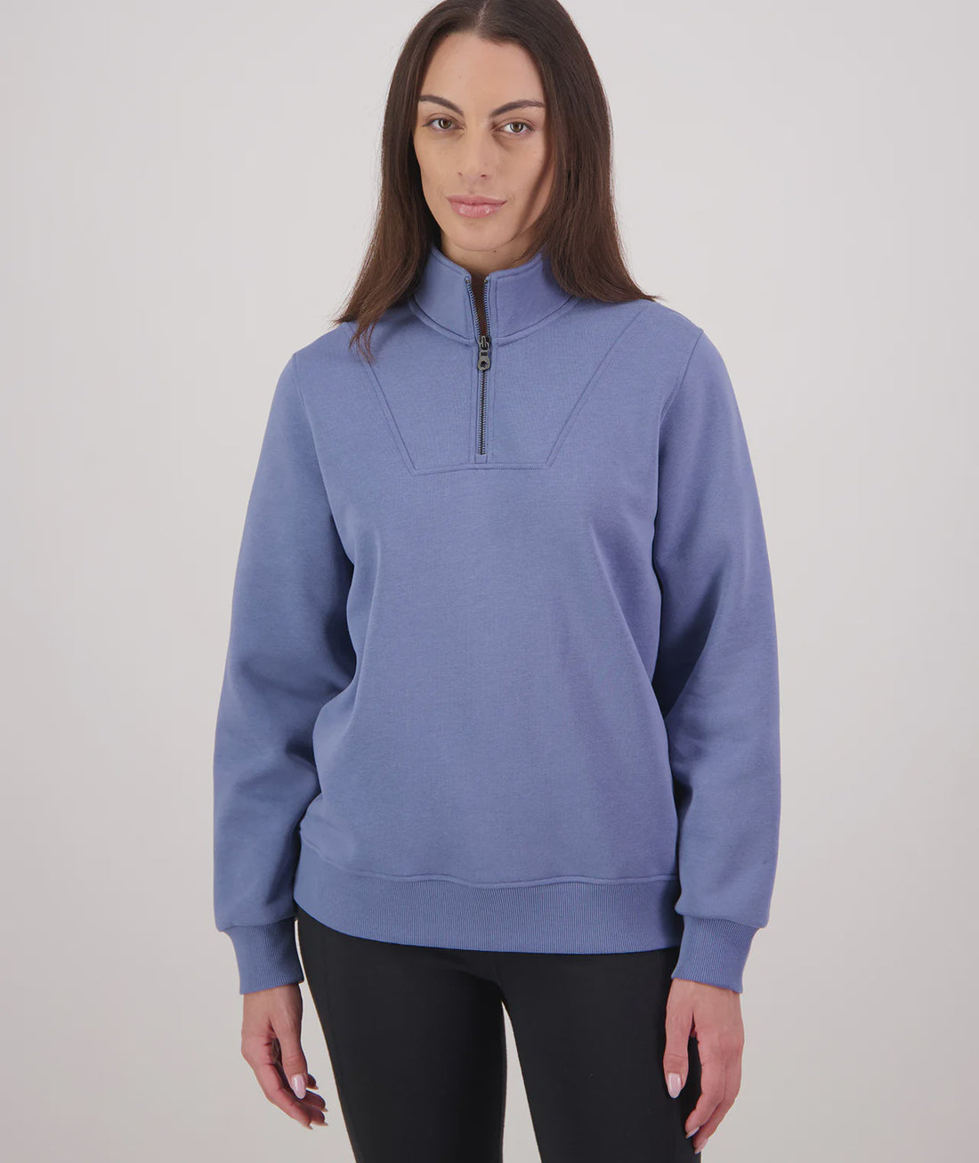 Hazelwood 1/4 Zip Pullover Bluebird Swanndri