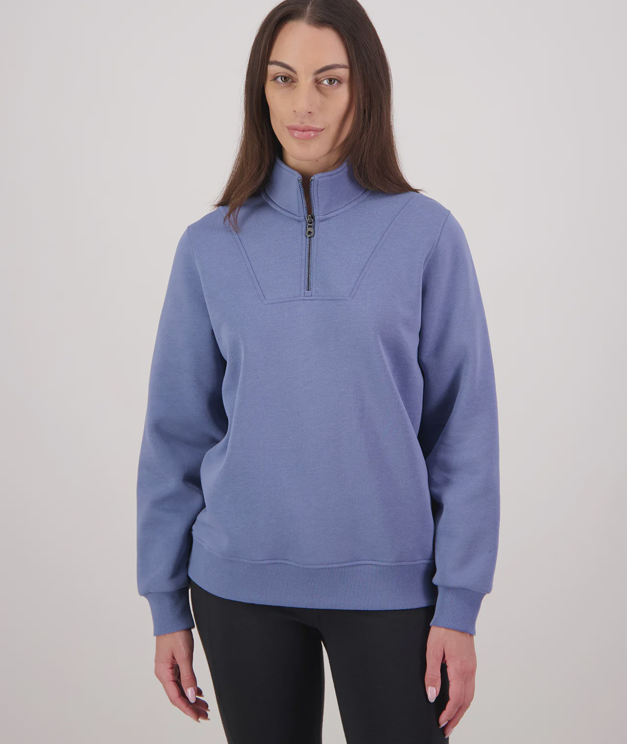 Hazelwood 1/4 Zip Pullover Bluebird Swanndri