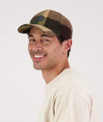 Swanni Wool Check Baseball Cap Swanndri