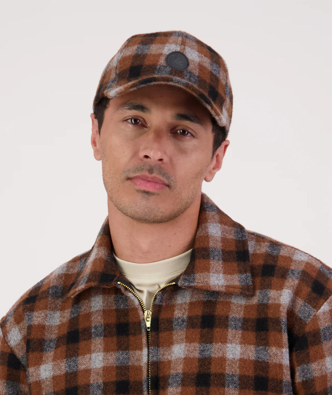 Swanni Wool Check Baseball Cap Swanndri