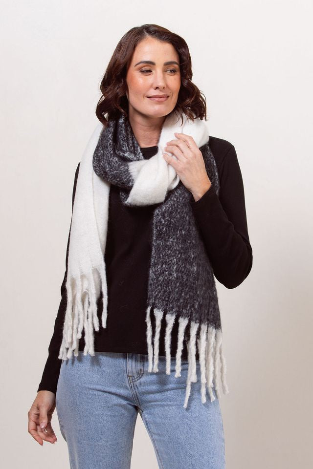 100% Acrylic Tassle Scarf - See Saw