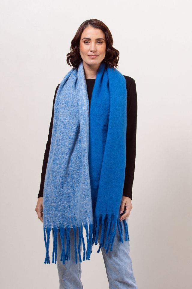 100% Acrylic Tassle Scarf - See Saw
