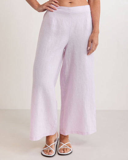 SS364 100% Linen Palazzo Pant