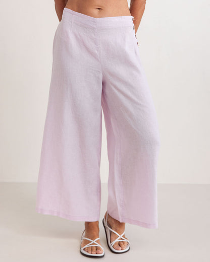 SS364 100% Linen Palazzo Pant