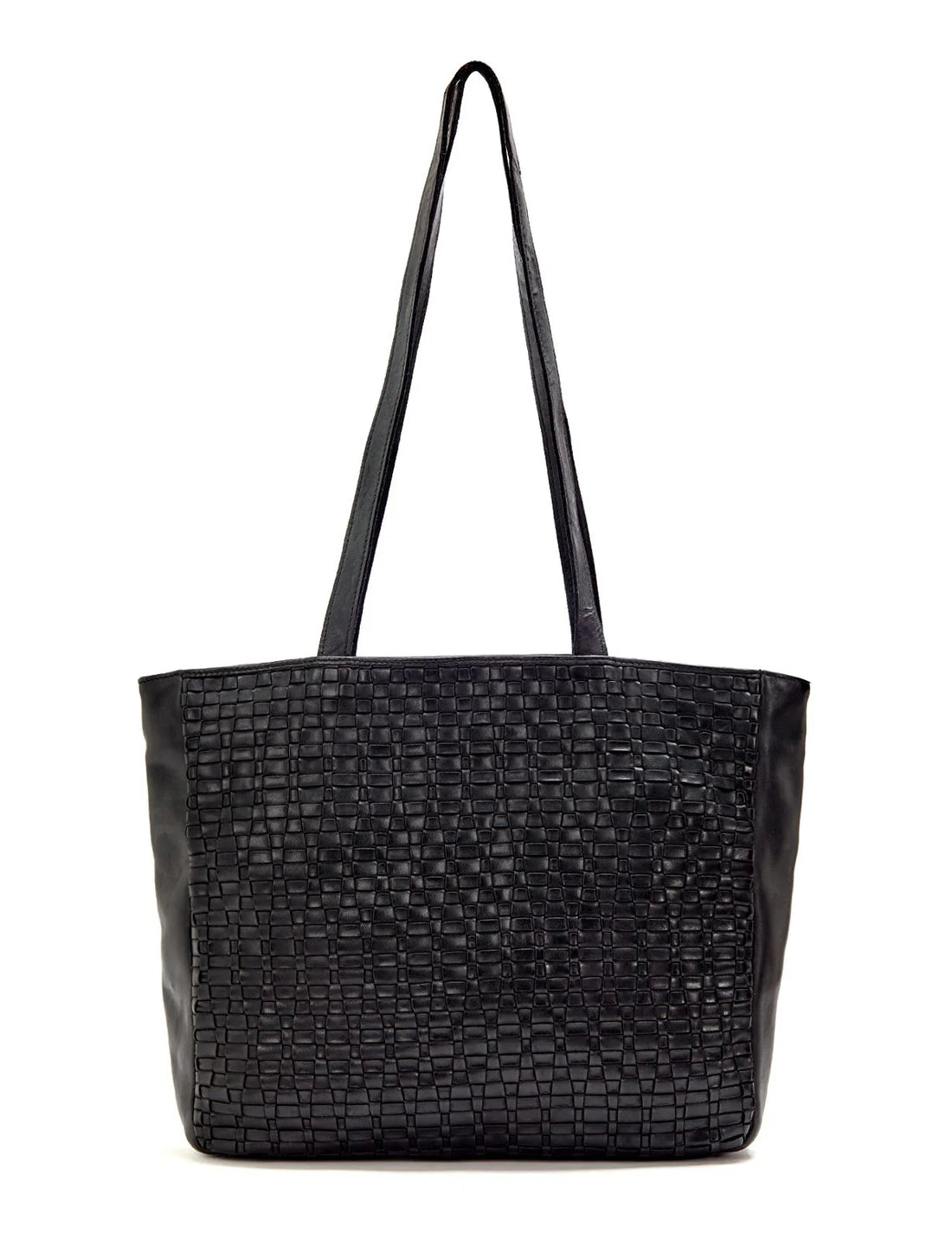 Cooktown Woven Leather Tote Bag