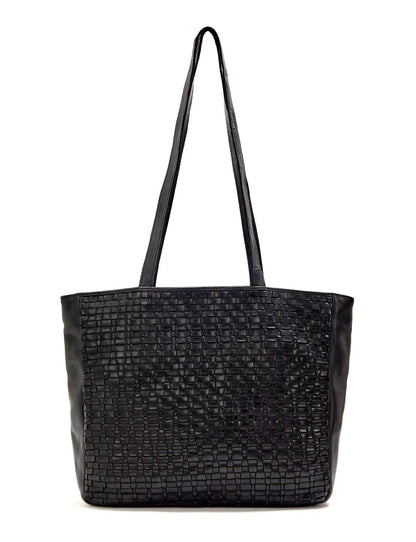 Cooktown Woven Leather Tote Bag