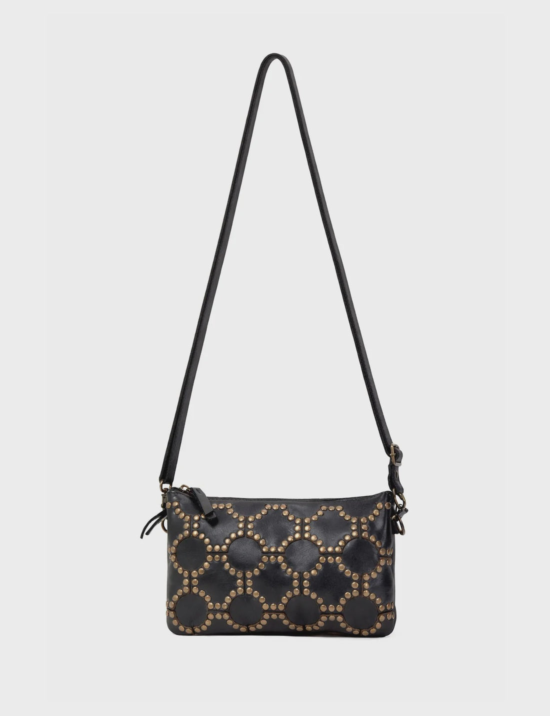Cowra Stud Detail Leather XBody Bag