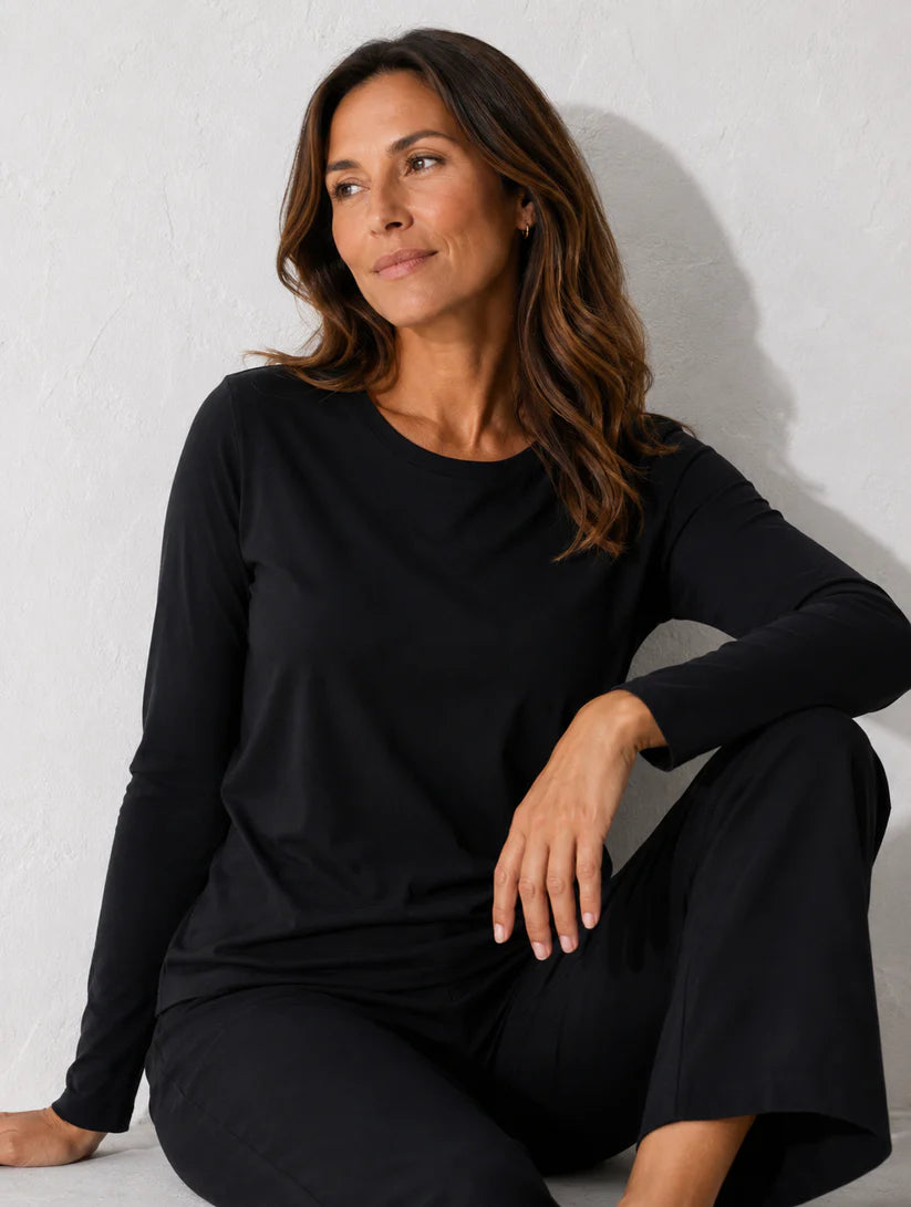 Ladies L/S Plain Tee - Southern Country