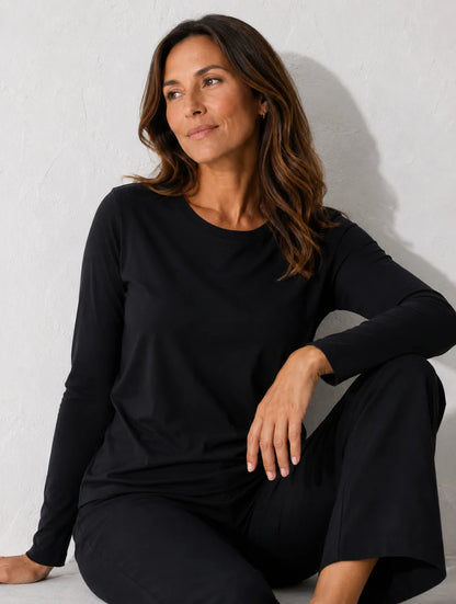 Ladies L/S Plain Tee - Southern Country