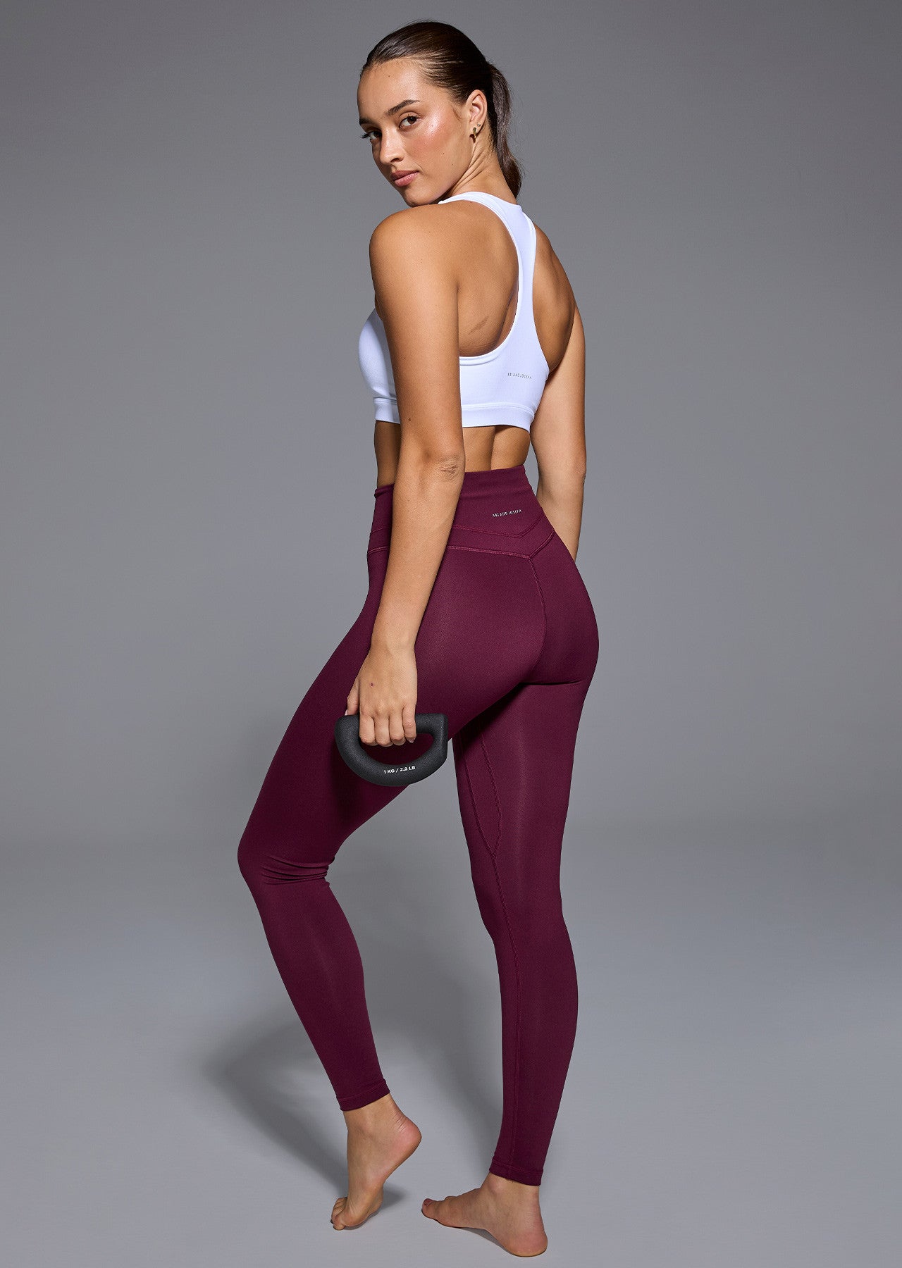 Studio Sessioms Full Length Legging Dark Cherry