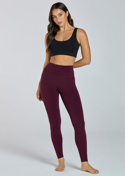 Studio Sessioms Full Length Legging Dark Cherry