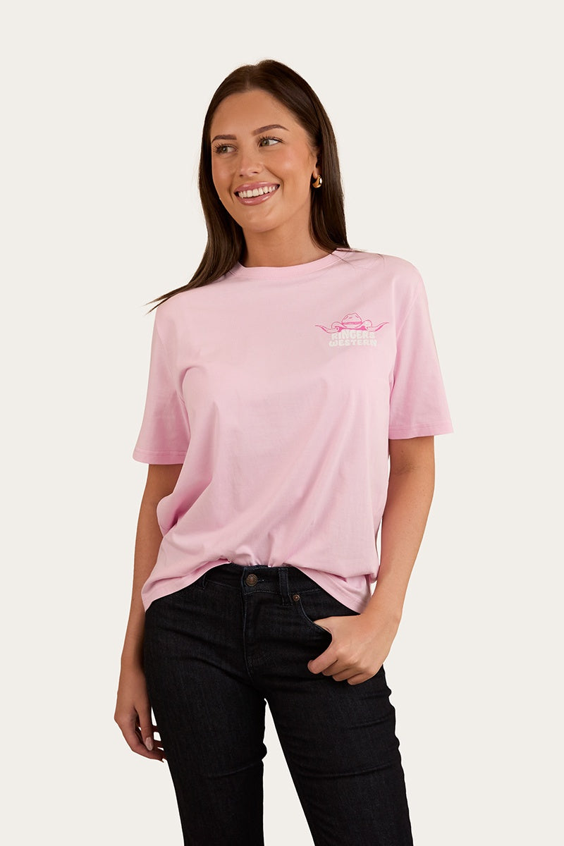 Country Club Womens Loose Fit TShirt Ballet Pink