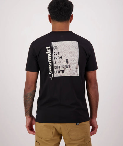 Black Sheep Ms T Shirt Black/White - Swanndri